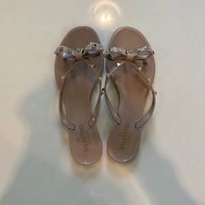 Valentino Garavani PVC flip flops.